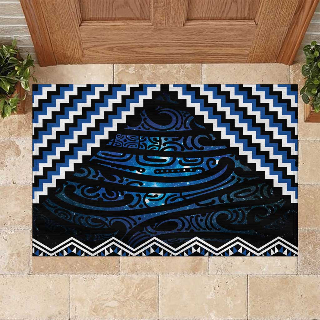 New Zealand Matariki Rubber Doormat Galaxy Styled Taniko