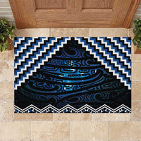 New Zealand Matariki Rubber Doormat Galaxy Styled Taniko