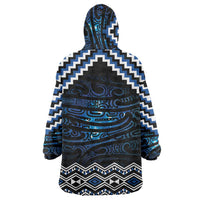 New Zealand Matariki Wearable Blanket Hoodie Galaxy Styled Taniko