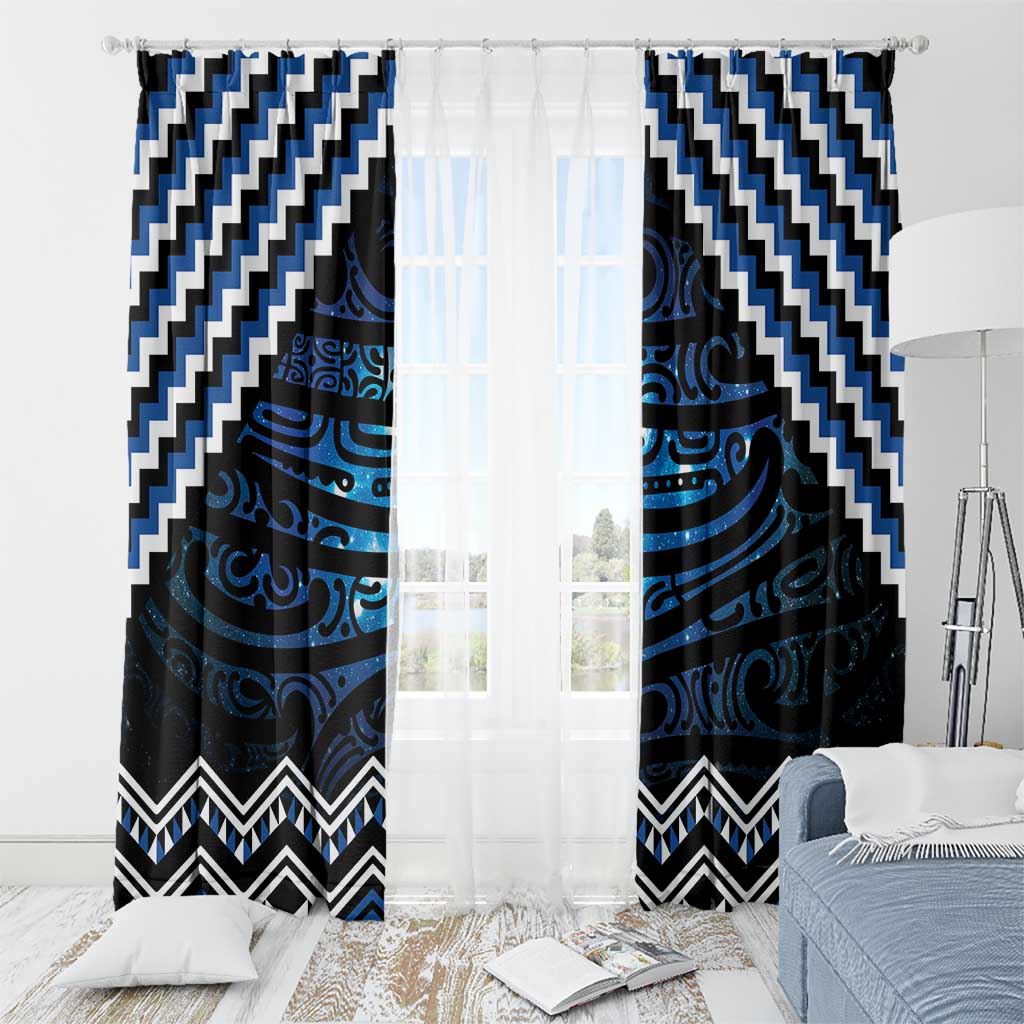 New Zealand Matariki Window Curtain Galaxy Styled Taniko