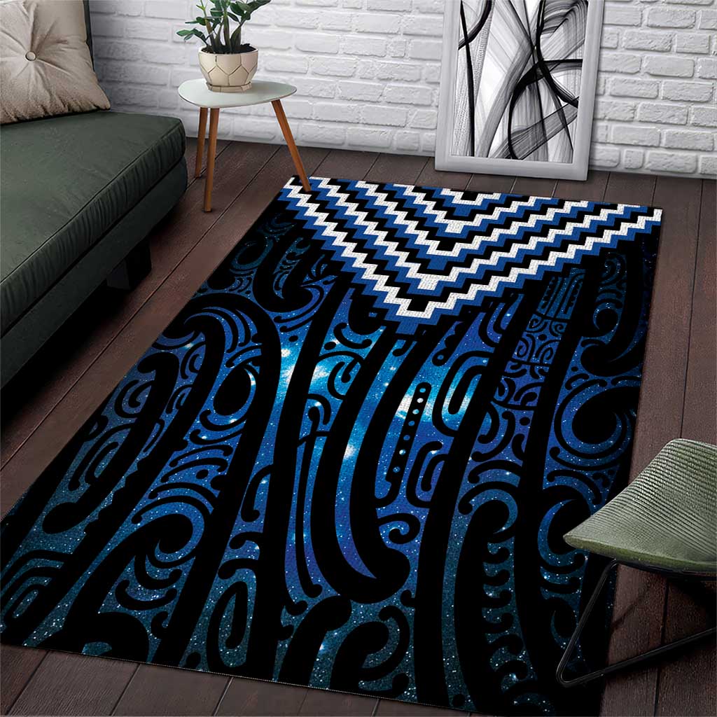 New Zealand Matariki Area Rug Galaxy Poutama Motifs