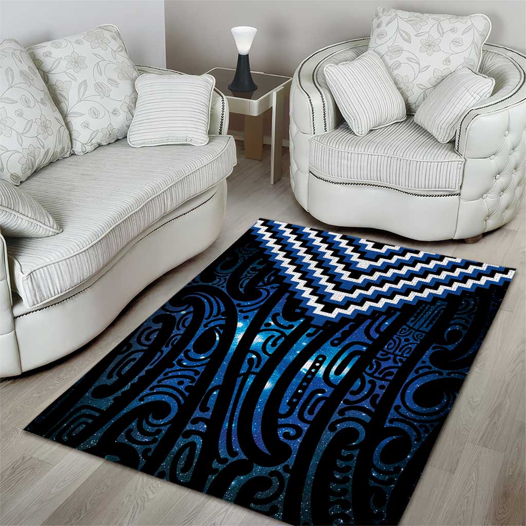 New Zealand Matariki Area Rug Galaxy Poutama Motifs