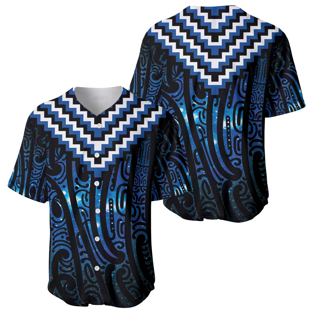 New Zealand Matariki Baseball Jersey Galaxy Poutama Motifs