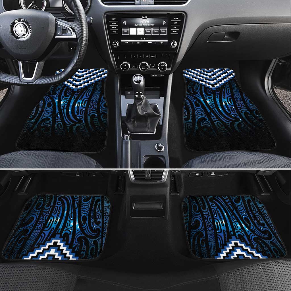 New Zealand Matariki Car Mats Galaxy Poutama Motifs