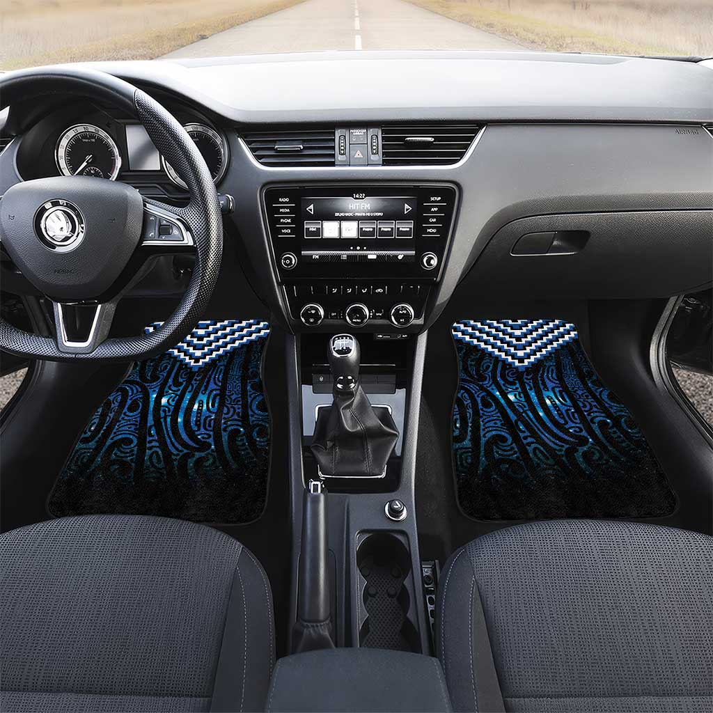 New Zealand Matariki Car Mats Galaxy Poutama Motifs