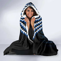 New Zealand Matariki Hooded Blanket Galaxy Poutama Motifs