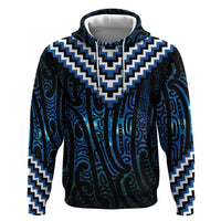 New Zealand Matariki Hoodie Galaxy Poutama Motifs