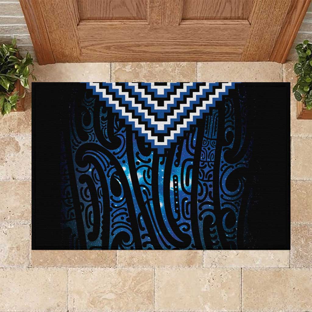 New Zealand Matariki Rubber Doormat Galaxy Poutama Motifs