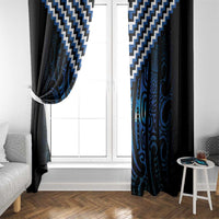 New Zealand Matariki Window Curtain Galaxy Poutama Motifs