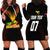 Personalised PNG Hunters Rugby Hoodie Dress Motuan Style LT7 - Polynesian Pride