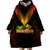 Personalised PNG Hunters Rugby Wearable Blanket Hoodie Motuan Style LT7 - Polynesian Pride