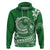 Polynesian Plumeria Hoodie Ride The Waves Green LT7 Green - Polynesian Pride