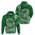 Polynesian Plumeria Hoodie Ride The Waves Green LT7 - Polynesian Pride