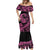 Polynesian Plumeria Mermaid Dress Ride The Waves - Pink LT7 - Polynesian Pride