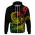 Polynesian Plumeria Hoodie Ride The Waves Reggae LT7 - Polynesian Pride