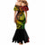 Polynesian Plumeria Mermaid Dress Ride The Waves - Reggae LT7 - Polynesian Pride