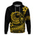 Polynesian Plumeria Hoodie Ride The Waves Yellow LT7 Yellow - Polynesian Pride