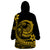 Polynesian Plumeria Wearable Blanket Hoodie Ride The Waves - Yellow LT7 - Polynesian Pride