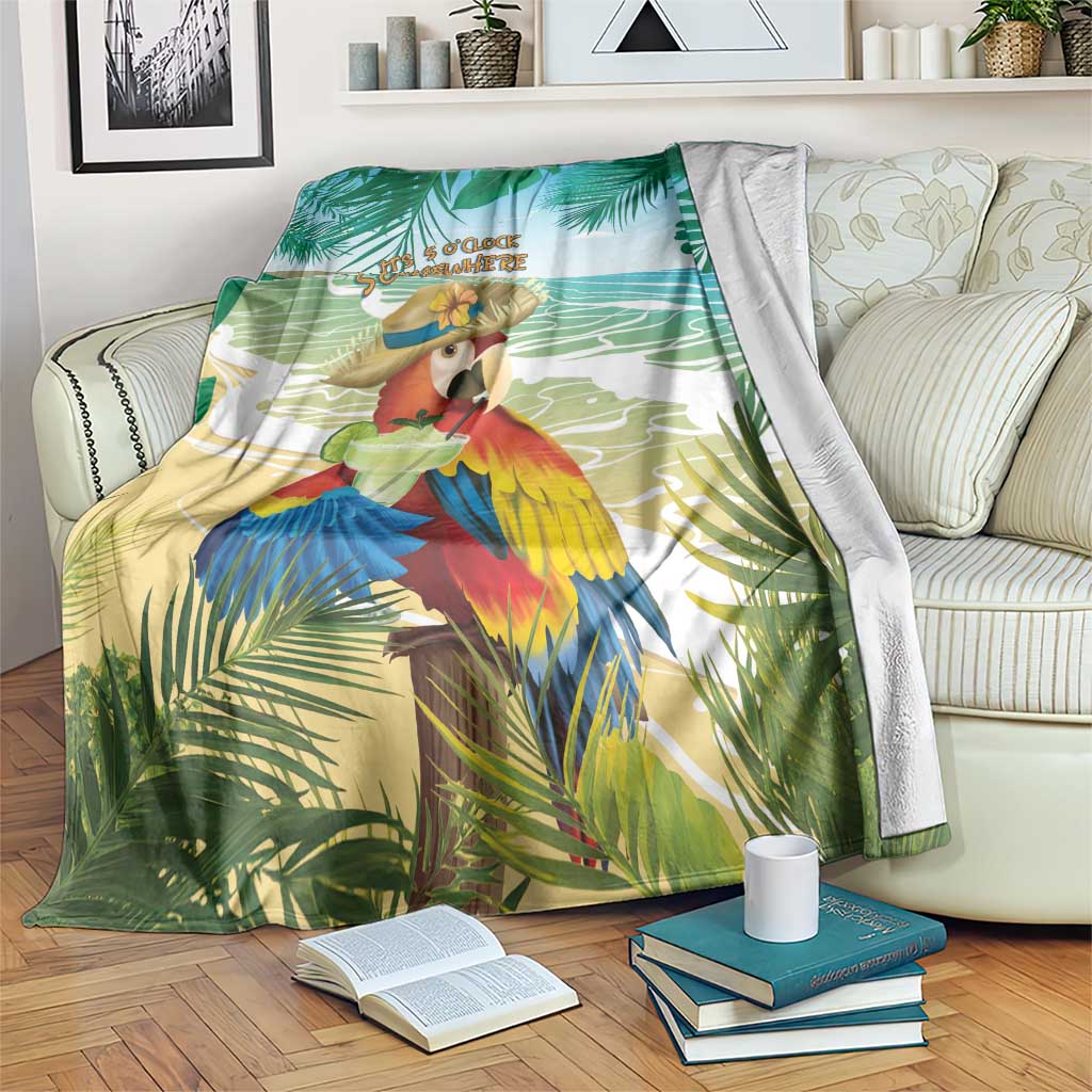 Aloha Hawaii It's 5 o'clock Somewhere Blanket - Polynesian Pride