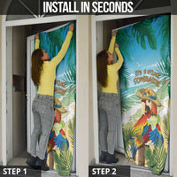 Aloha Hawaii It's 5 o'clock Somewhere Door Cover - Polynesian Pride