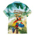 Aloha Hawaii It's 5 o'clock Somewhere Family Matching Tank Maxi Dress and Hawaiian Shirt - Polynesian Pride