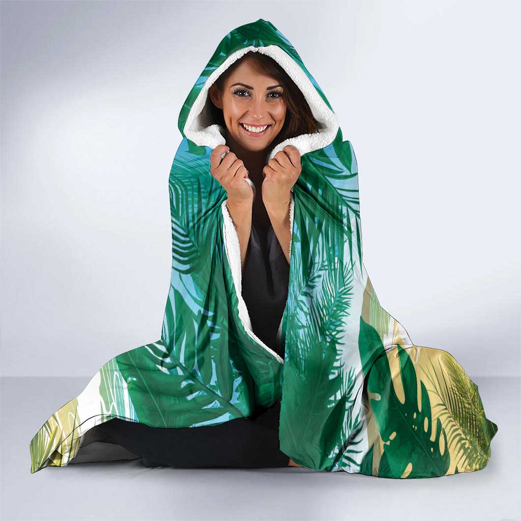 Aloha Hawaii It's 5 o'clock Somewhere Hooded Blanket - Polynesian Pride