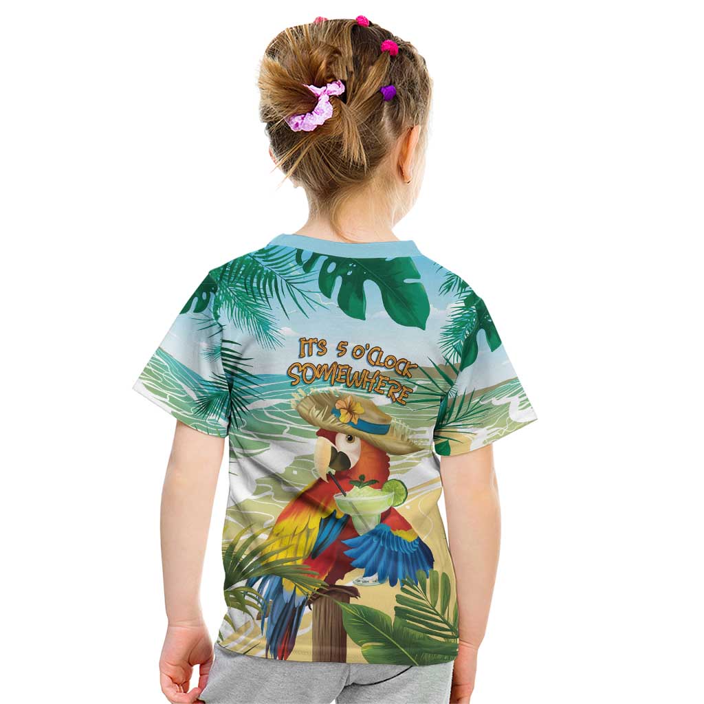 Aloha Hawaii It's 5 o'clock Somewhere Kid T Shirt - Polynesian Pride