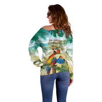 Aloha Hawaii It's 5 o'clock Somewhere Off Shoulder Sweater - Polynesian Pride