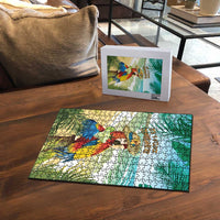 Aloha Hawaii It's 5 o'clock Somewhere Puzzle - Polynesian Pride
