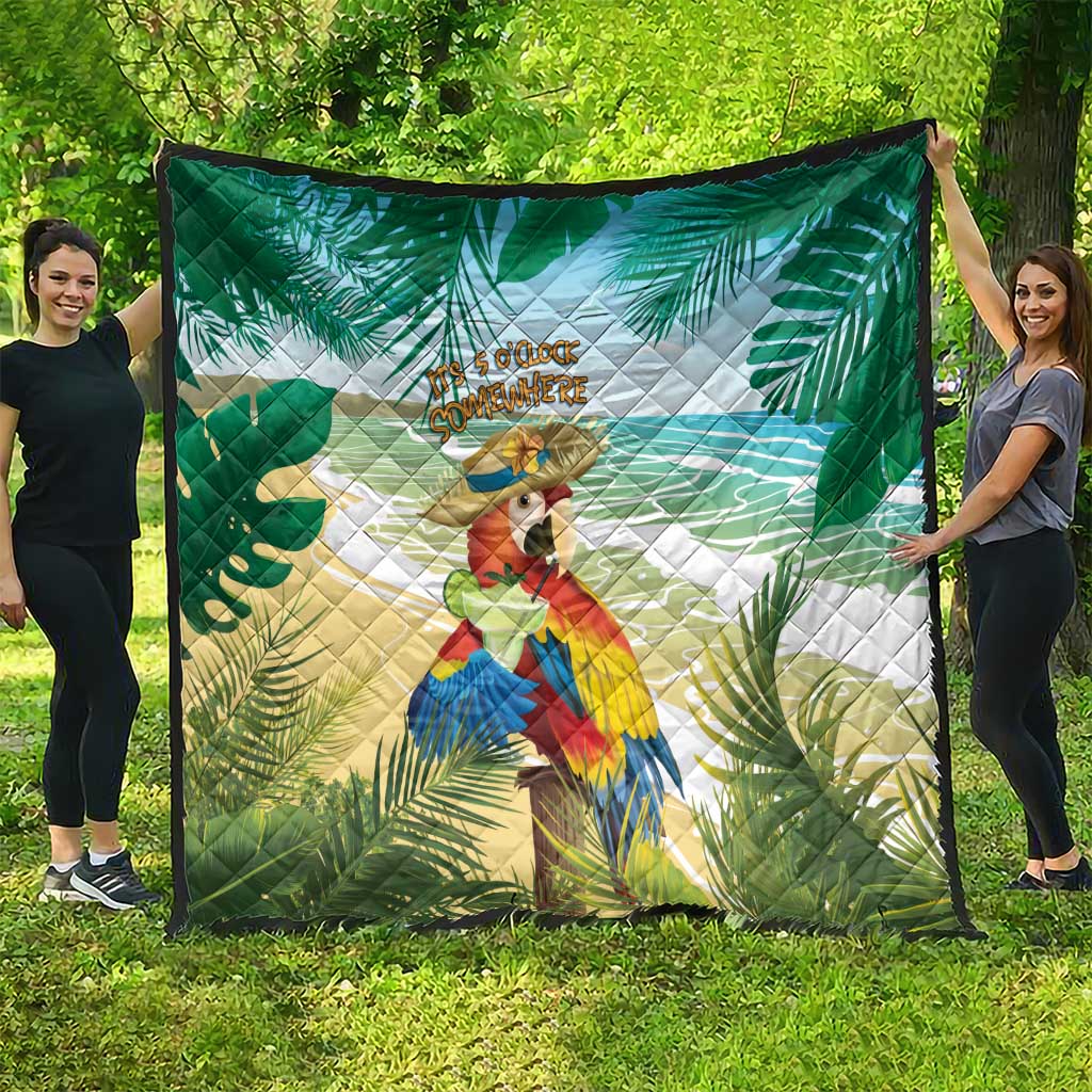 Aloha Hawaii It's 5 o'clock Somewhere Quilt - Polynesian Pride