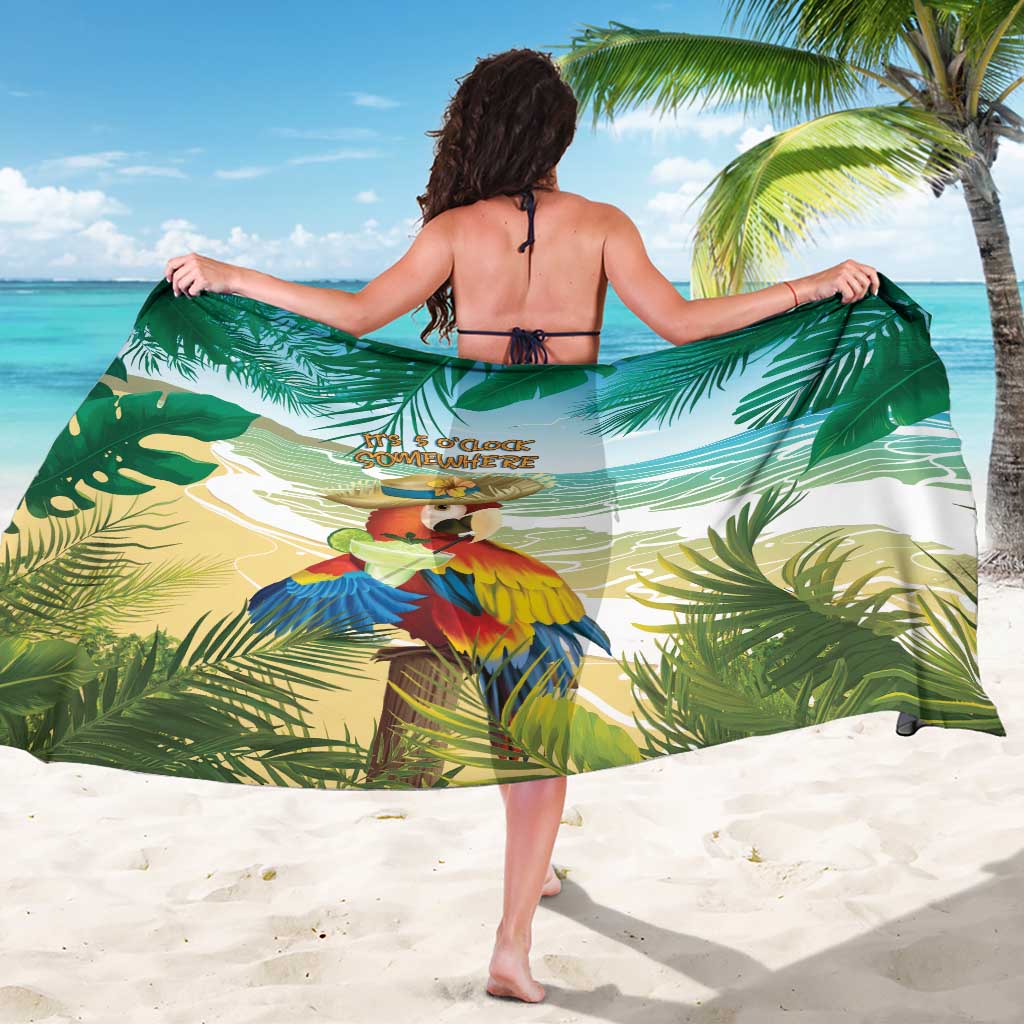 Aloha Hawaii It's 5 o'clock Somewhere Sarong - Polynesian Pride