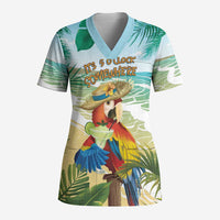 Aloha Hawaii It's 5 o'clock Somewhere Scrub Top - Polynesian Pride