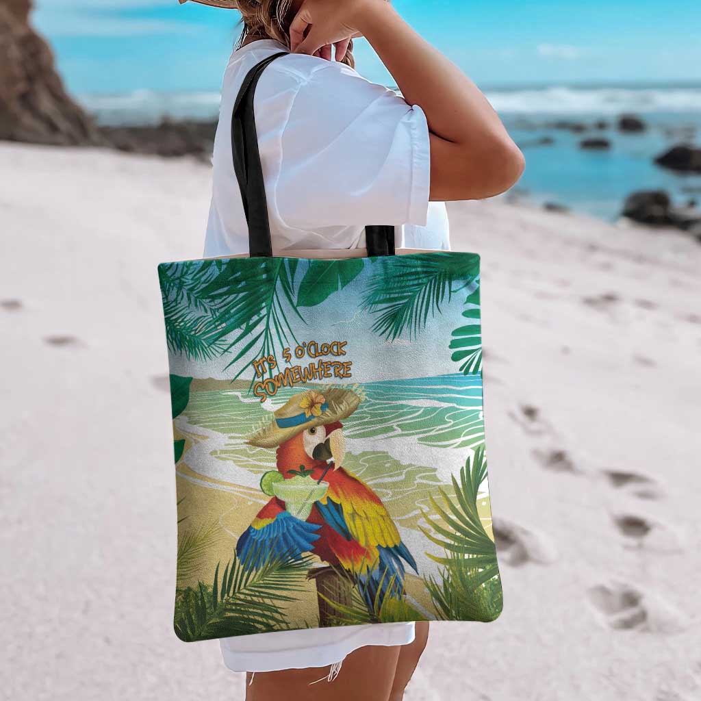 Aloha Hawaii It's 5 o'clock Somewhere Tote Bag - Polynesian Pride
