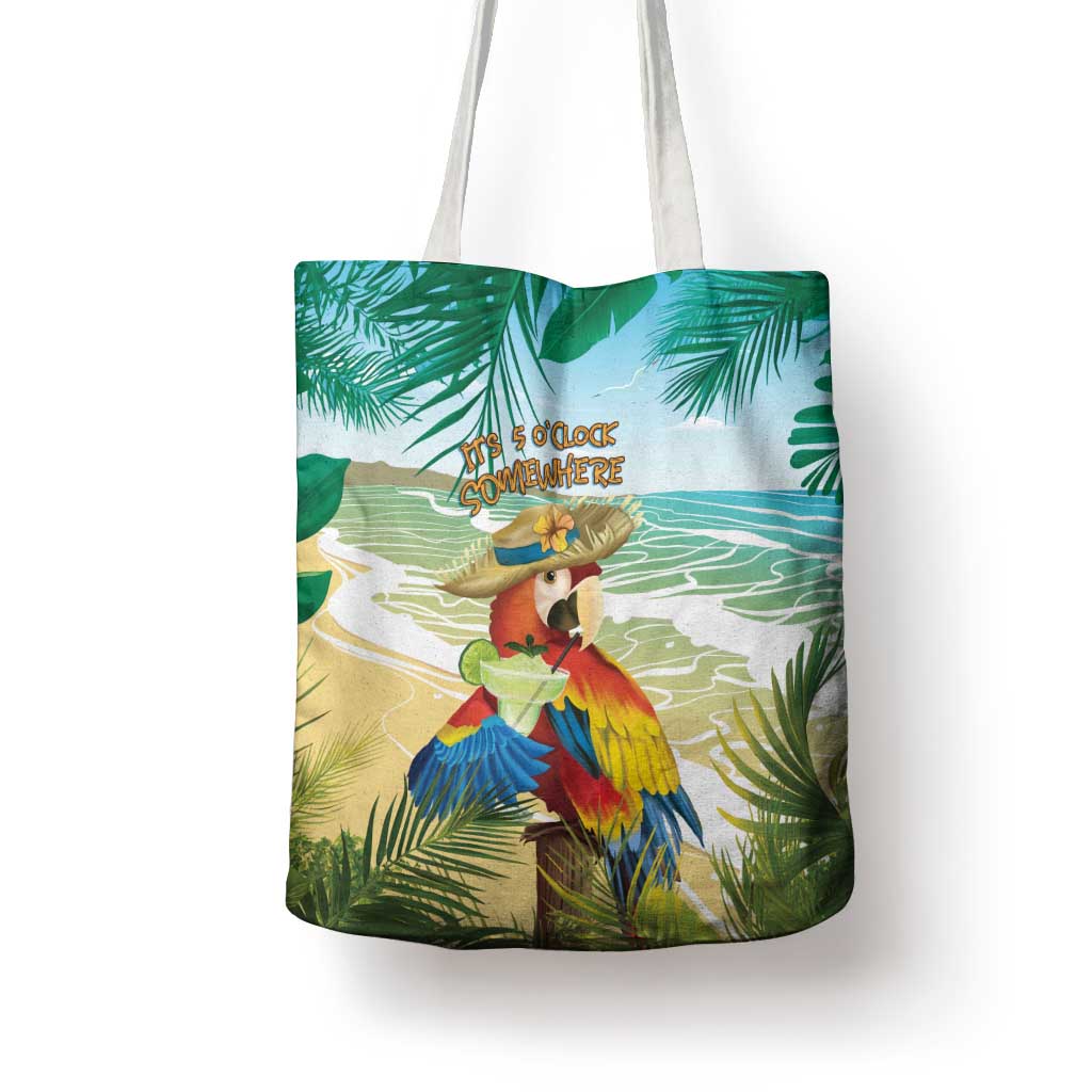 Aloha Hawaii It's 5 o'clock Somewhere Tote Bag - Polynesian Pride