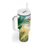 Aloha Hawaii It's 5 o'clock Somewhere Tumbler With Handle - Polynesian Pride