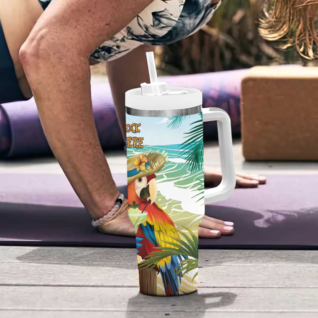Aloha Hawaii It's 5 o'clock Somewhere Tumbler With Handle - Polynesian Pride