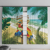 Aloha Hawaii It's 5 o'clock Somewhere Window Curtain - Polynesian Pride