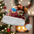Crimson Red Tropical Christmas Hawaii Tapa Christmas Santa Hat Aloha Santa Drink Party - Polynesian Pride