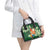 Moss Green Tropical Christmas Hawaii Tapa Shoulder Handbag Aloha Santa Drink Party - Polynesian Pride