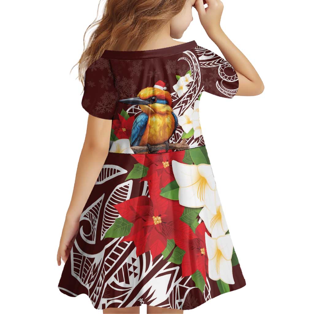 Felis Pasgua Guam Family Matching Puletasi and Hawaiian Shirt Christmas Sihek Kingfisher with Guasali LT7 - Polynesian Pride