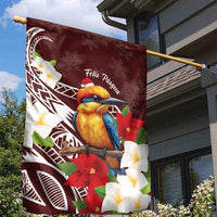 Felis Pasgua Guam Garden Flag Christmas Sihek Kingfisher with Guasali