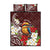 Felis Pasgua Guam Quilt Bed Set Christmas Sihek Kingfisher with Guasali