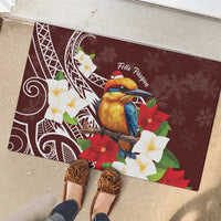 Felis Pasgua Guam Rubber Doormat Christmas Sihek Kingfisher with Guasali