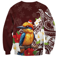 Felis Pasgua Guam Sweatshirt Christmas Sihek Kingfisher with Guasali