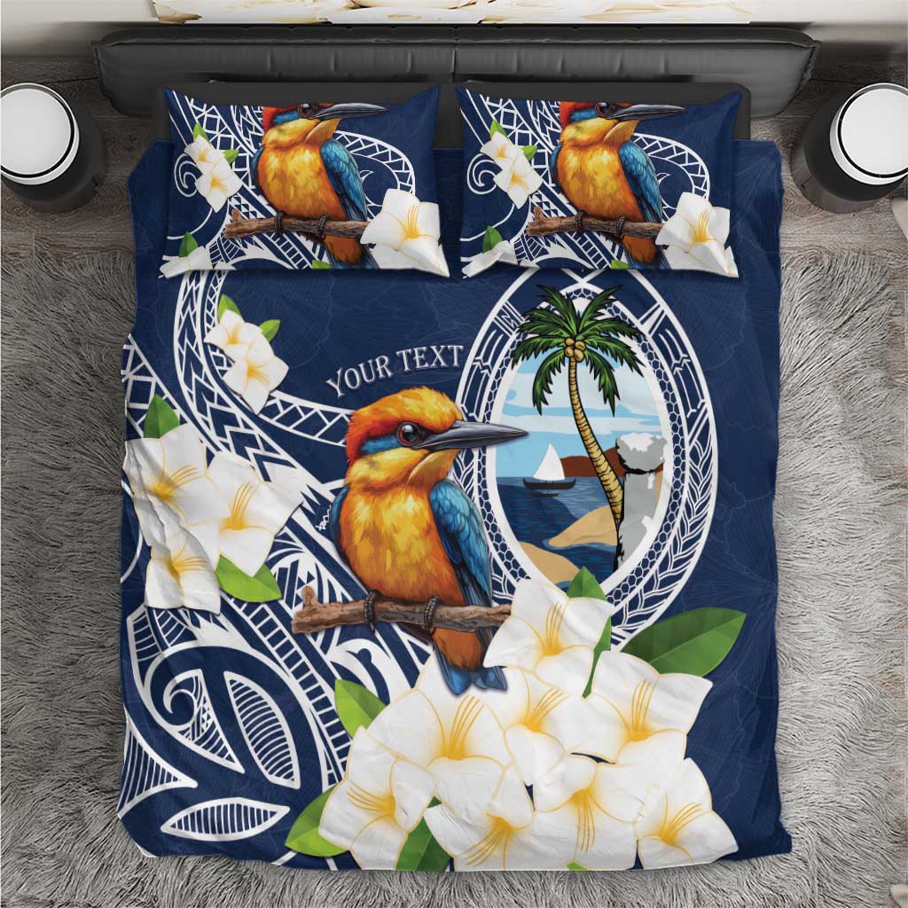 Hafa Adai Guam Bedding Set Sihek Guam Kingfisher with Guasali