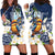 Hafa Adai Guam Hoodie Dress Sihek Guam Kingfisher with Guasali