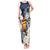 Hafa Adai Guam Tank Maxi Dress Sihek Guam Kingfisher with Guasali