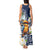 Hafa Adai Guam Tank Maxi Dress Sihek Guam Kingfisher with Guasali