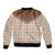 Aloha Hawaii Cowboys Paniolo Bomber Jacket Beige Palaka - Polynesian Pride