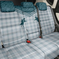 Aloha Hawaii Cowboys Paniolo Back Car Seat Cover Teal Palaka - Polynesian Pride